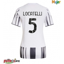 Camiseta Juventus Manuel Locatelli #5 Primera Equipación para mujer 2025-26 manga corta